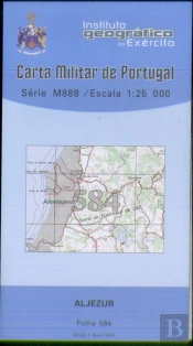 Carta Militar de Portugal (esc.1:25,000) nº 584 - ALJEZURA