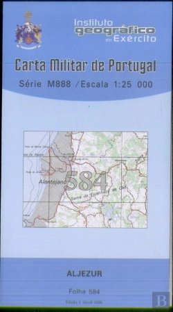 Bertrand.pt - Carta Militar de Portugal (esc.1:25,000) nº 584 - ALJEZURA