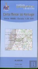 Carta Militar de Portugal (esc.1:25,000) nº 584 - ALJEZURA
