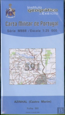 Bertrand.pt - Carta Militar de Portugal (esc.1:25,000) nº 591 - AZINHAL