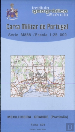 Bertrand.pt - Carta Militar de Portugal (esc.1:25,000) nº 594 - MEXILHOEIRA GRANDE