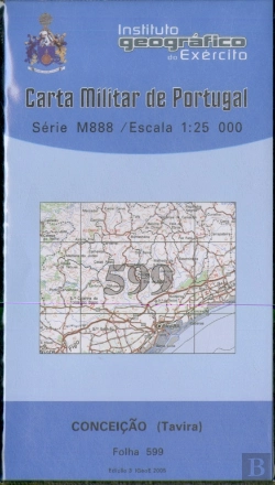 Bertrand.pt - Carta Militar de Portugal (esc.1:25,000) nº 599 - CONCEIÇÃO