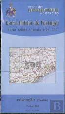 Carta Militar de Portugal (esc.1:25,000) nº 599 - CONCEIÇÃO