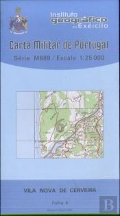 Carta Militar de Portugal (esc.1:25,000) nº 6 - VILA NOVA DE CERVEIRA