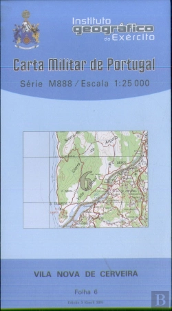Bertrand.pt - Carta Militar de Portugal (esc.1:25,000) nº 6 - VILA NOVA DE CERVEIRA