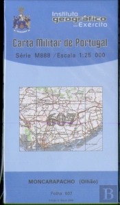 Carta Militar de Portugal (esc.1:25,000) nº 607 - MONCARAPACHO