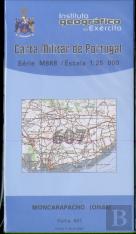 Carta Militar de Portugal (esc.1:25,000) nº 607 - MONCARAPACHO