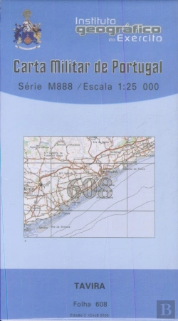 Bertrand.pt - Carta Militar de Portugal (esc.1:25,000) nº 608 - TAVIRA