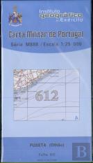 Carta Militar de Portugal (esc.1:25,000) nº 612 - FUSETA