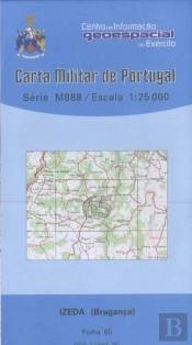 Carta Militar de Portugal (esc.1:25,000) nº 65 - IZEDA