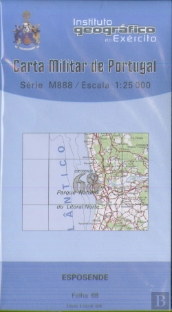 Bertrand.pt - Carta Militar de Portugal (esc.1:25,000) nº 68 - ESPOSENDE