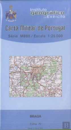 Bertrand.pt - Carta Militar de Portugal (esc.1:25,000) nº 70 - BRAGA