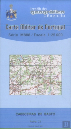 Bertrand.pt - Carta Militar de Portugal (esc.1:25,000) nº 72 - CABECEIRAS DE BASTO