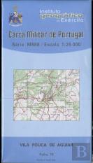 Carta Militar de Portugal (esc.1:25,000) nº 74 - VILA POUCA DE AGUIAR