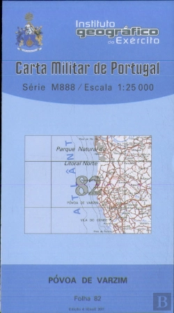 Bertrand.pt - Carta Militar de Portugal (esc.1:25,000) nº 82 - PÓVOA DE VARZIM