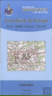 Carta Militar de Portugal (esc.1:25,000) nº 85 - GUIMARÃES
