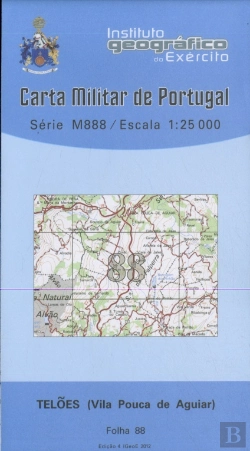 Bertrand.pt - Carta Militar de Portugal (esc.1:25,000) nº 88 - TELÕES