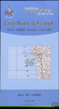 Bertrand.pt - Carta Militar de Portugal (esc.1:25,000) nº 96 - VILA DO CONDE