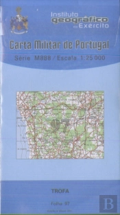 Carta Militar de Portugal (esc.1:25,000) nº 97 - TROFA
