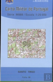 Carta Militar de Portugal (esc.1:25,000) nº 98 - SANTO TIRSO