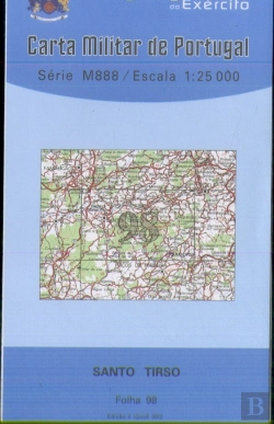 Bertrand.pt - Carta Militar de Portugal (esc.1:25,000) nº 98 - SANTO TIRSO