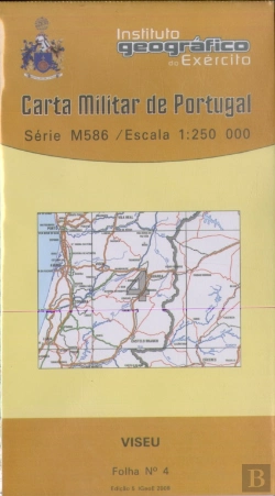 Bertrand.pt - Carta Militar de Portugal / Escala 1:250 000 n.º4 - Viseu