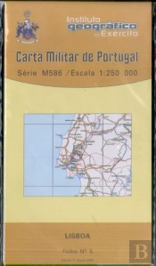 Carta Militar de Portugal / Escala 1:250 000 n.º5 - Lisboa 