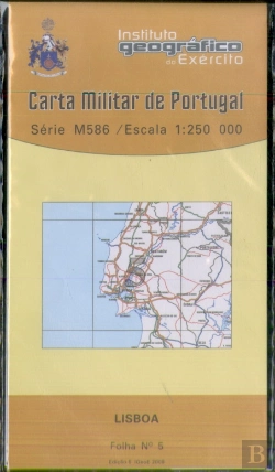 Bertrand.pt - Carta Militar de Portugal / Escala 1:250 000 n.º5 - Lisboa 