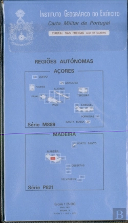 Bertrand.pt - Carta Militar de Portugal - Madeira (esc.1:25,000) nº 5 - CURRAL DAS FREITAS