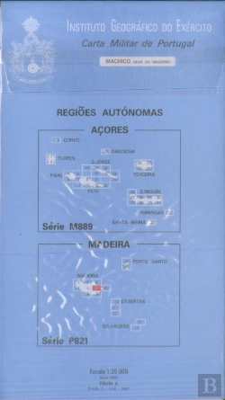 Bertrand.pt - Carta Militar de Portugal - Madeira (esc.1:25,000) nº 6 - 2ª Edição - MACHICO