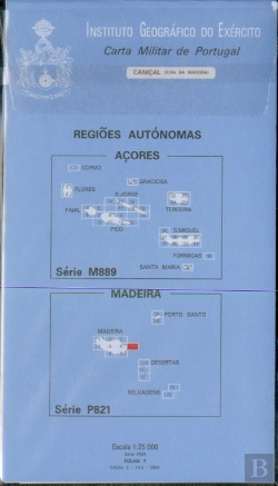 Bertrand.pt - Carta Militar de Portugal - Madeira (esc.1:25,000) nº 7 - 2ª Edição - CANIÇAL