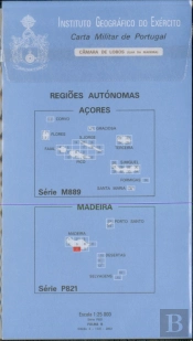 Carta Militar de Portugal - Madeira (esc.1:25,000) nº 8 - CÂMARA DE LOBOS