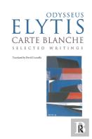 Carte Blanche