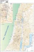 Carte De La Palestine Et De Jérusalem Au Temps De Jésus Selon L'Évangile Tel Qu'Il M'A Été Révélé