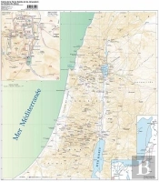 Carte De La Palestine Et De Jérusalem Au Temps De Jésus Selon L'Évangile Tel Qu'Il M'A Été Révélé