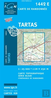 Carte De Randonnée 1442 E ; Tartas