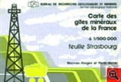 Carte Des Gîtes Minéraux De La France ; Strasbourg