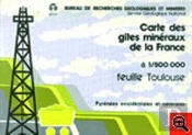 Carte Des Gîtes Minéraux De La France ; Toulouse