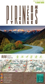 Carte Des Pyrenees - 1/400.000