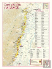 Carte Des Vins D'Alsace