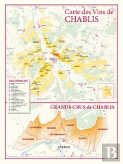 Carte Des Vins De Chablis Et Des Grands Crus De Chablis
