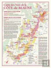 Carte Des Vins De La Côte-De-Beaune