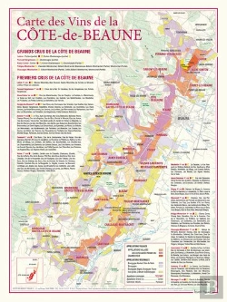 Bertrand.pt - Carte Des Vins De La Côte-De-Beaune
