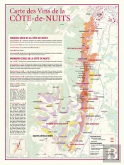 Carte Des Vins De La Côte-De-Nuits