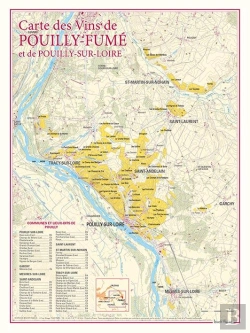 Bertrand.pt - Carte Des Vins De Pouilly-Fumé Et Pouilly-Sur-Loire