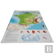 Carte En Relief De La France Physique