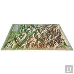 Bertrand.pt - Carte En Relief De La Savoie