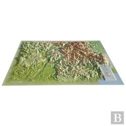 Bertrand.pt - Carte En Relief Des Alpes De Haute Provence