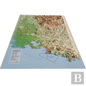 Carte En Relief Des Massifs De Provence