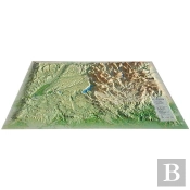 Carte En Relief Du Verdon